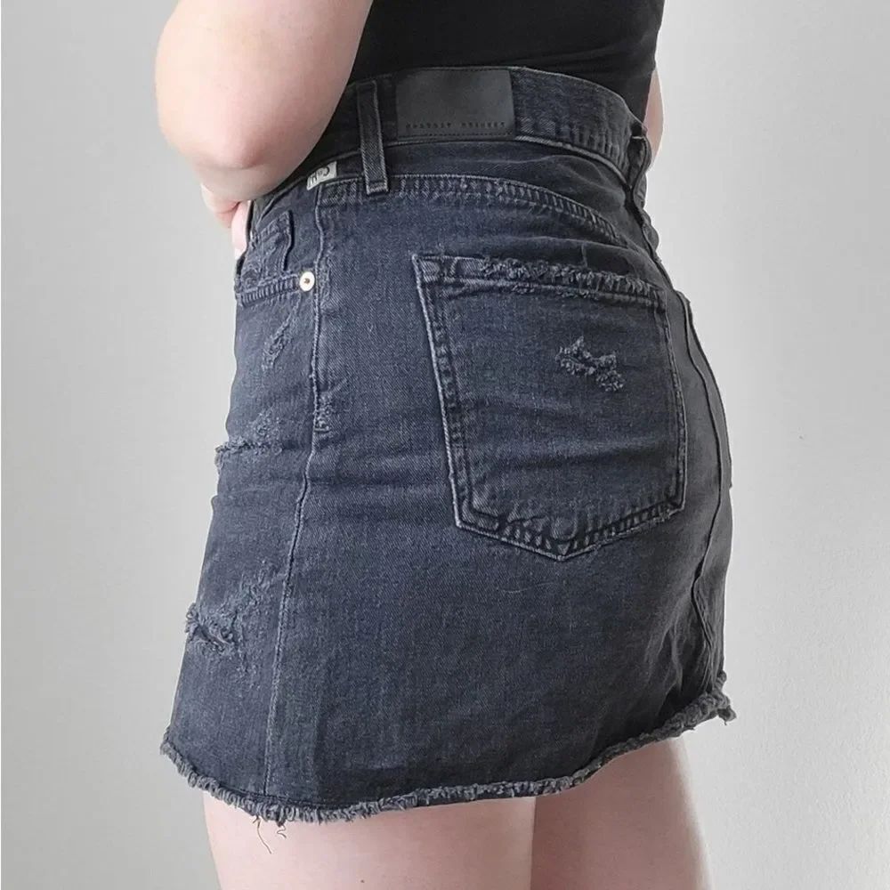 Citizens of Humanity Black Denim Mini Skirt size 27